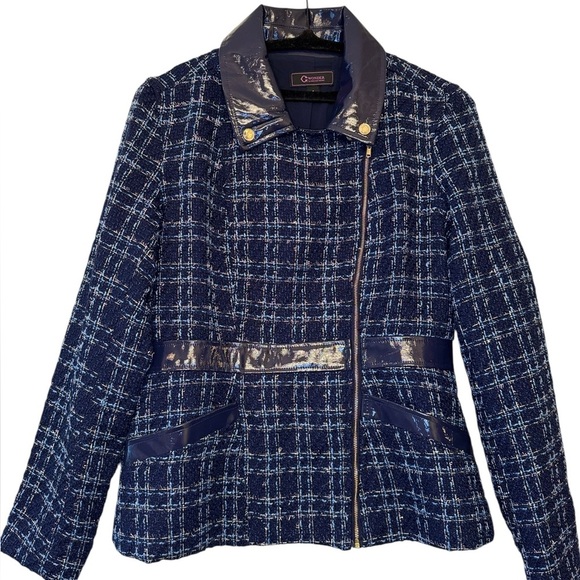 C Wonder by Christian Siriano Tweed Moto Jacket - Picture 3 of 9